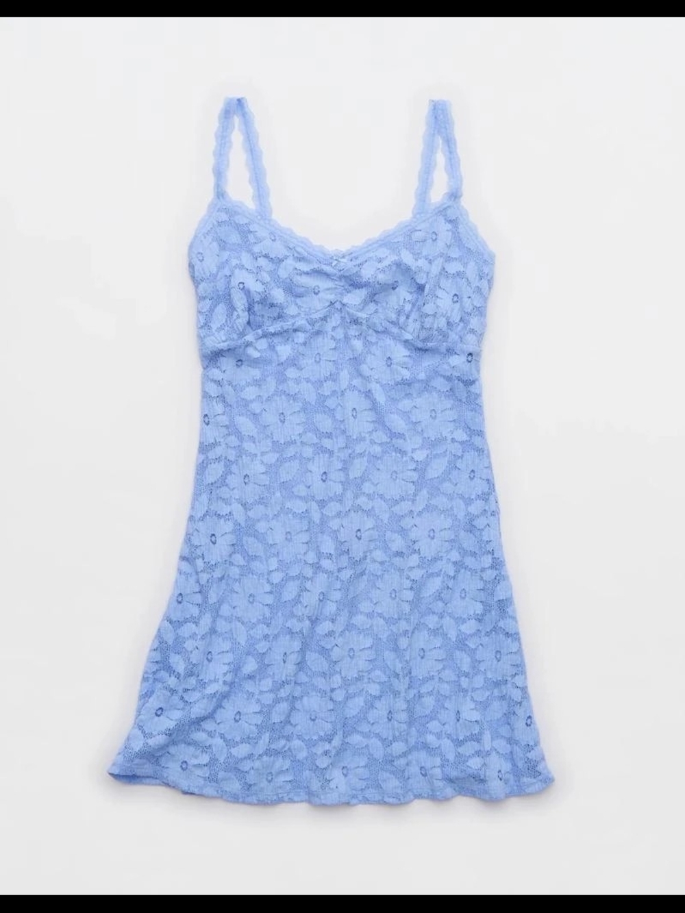 Aerie Women's Offshore Lace Nightie Ocean Sky, Size XS